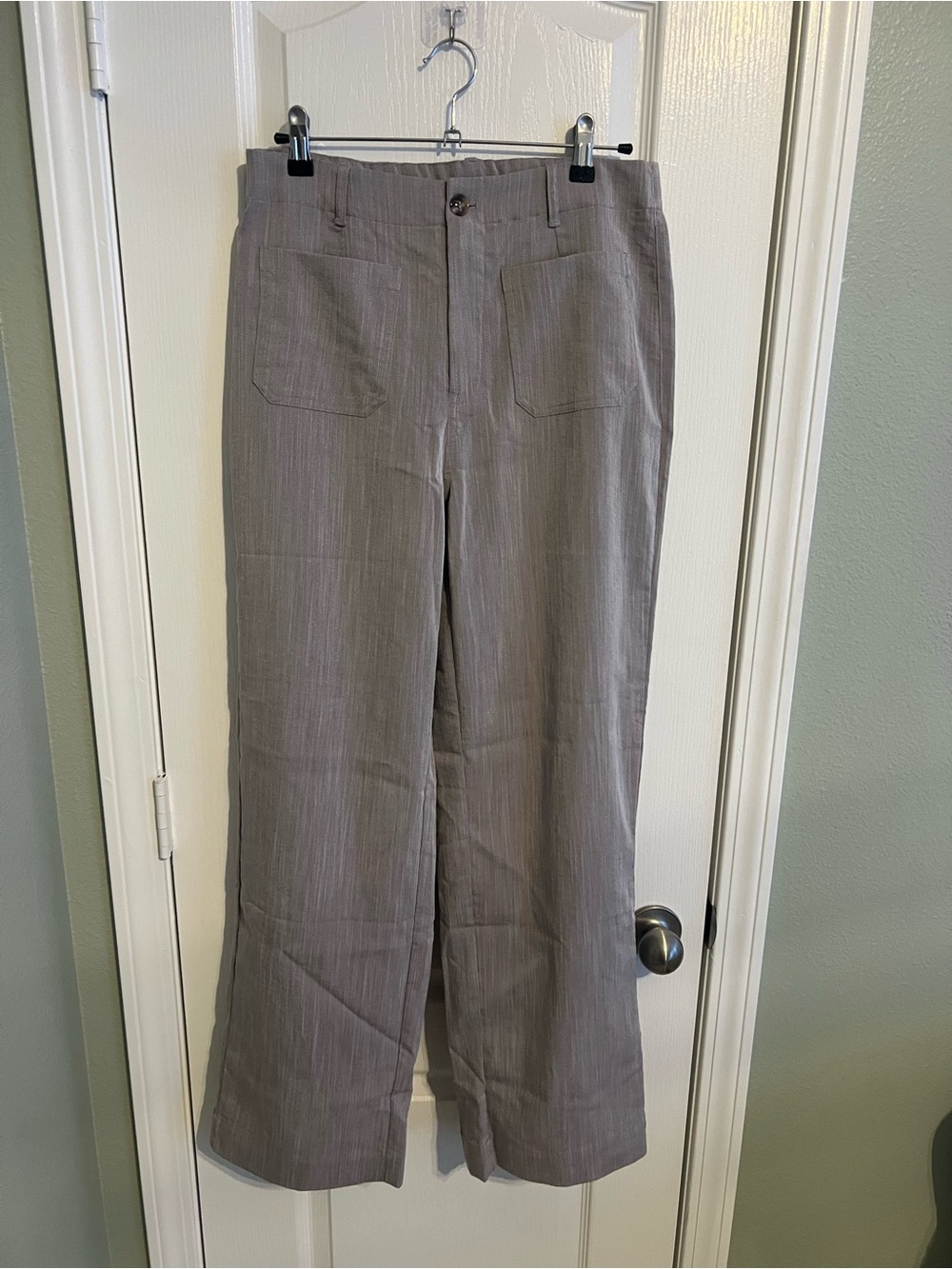 Halara Gray Wide Leg Pants M Tall NWT Lightweight